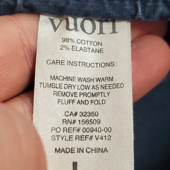 Vuori Mens Ripstop Climber Pants Size L Blue Athletic Outdoors Hiking Ethical - Picture 4 of 10